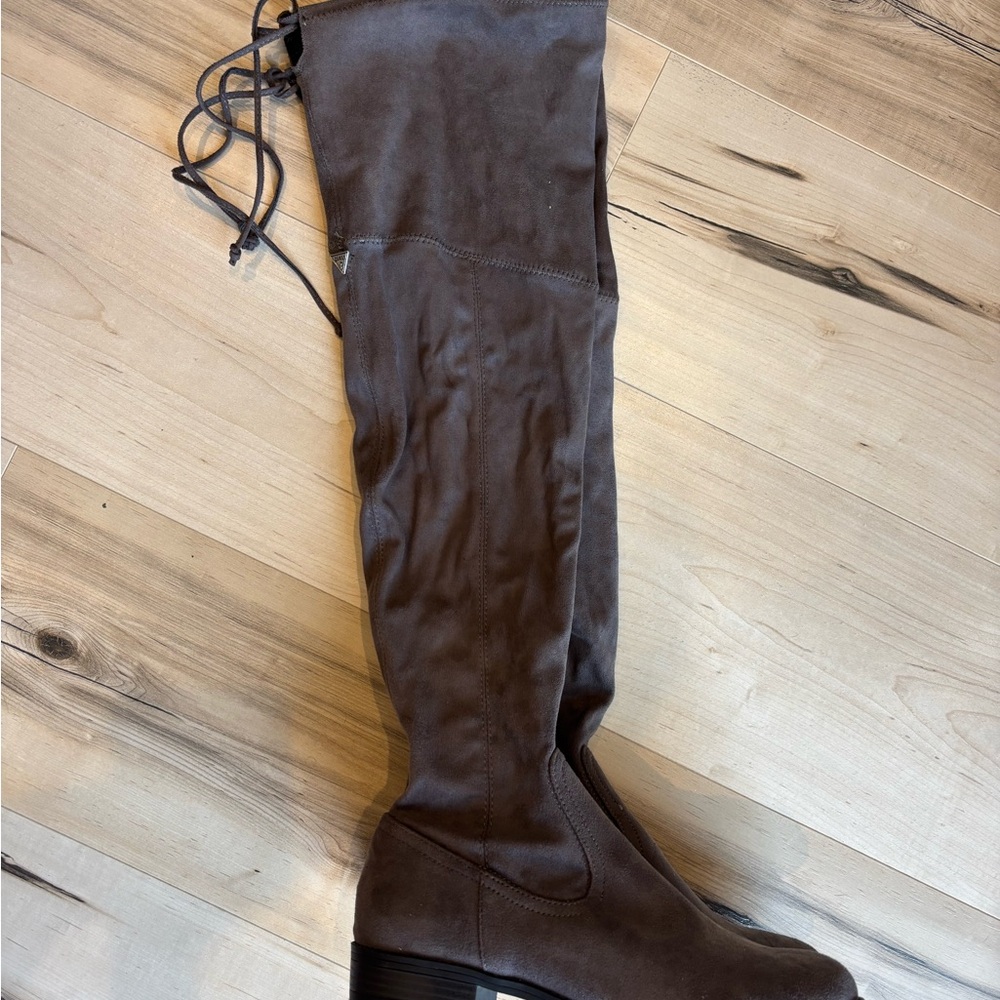 Guess Grey Over-the-Knee Boots
